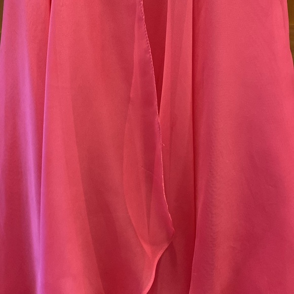 SHERRI HILL strapless pink short dress with diamonds - Picture 5 of 7